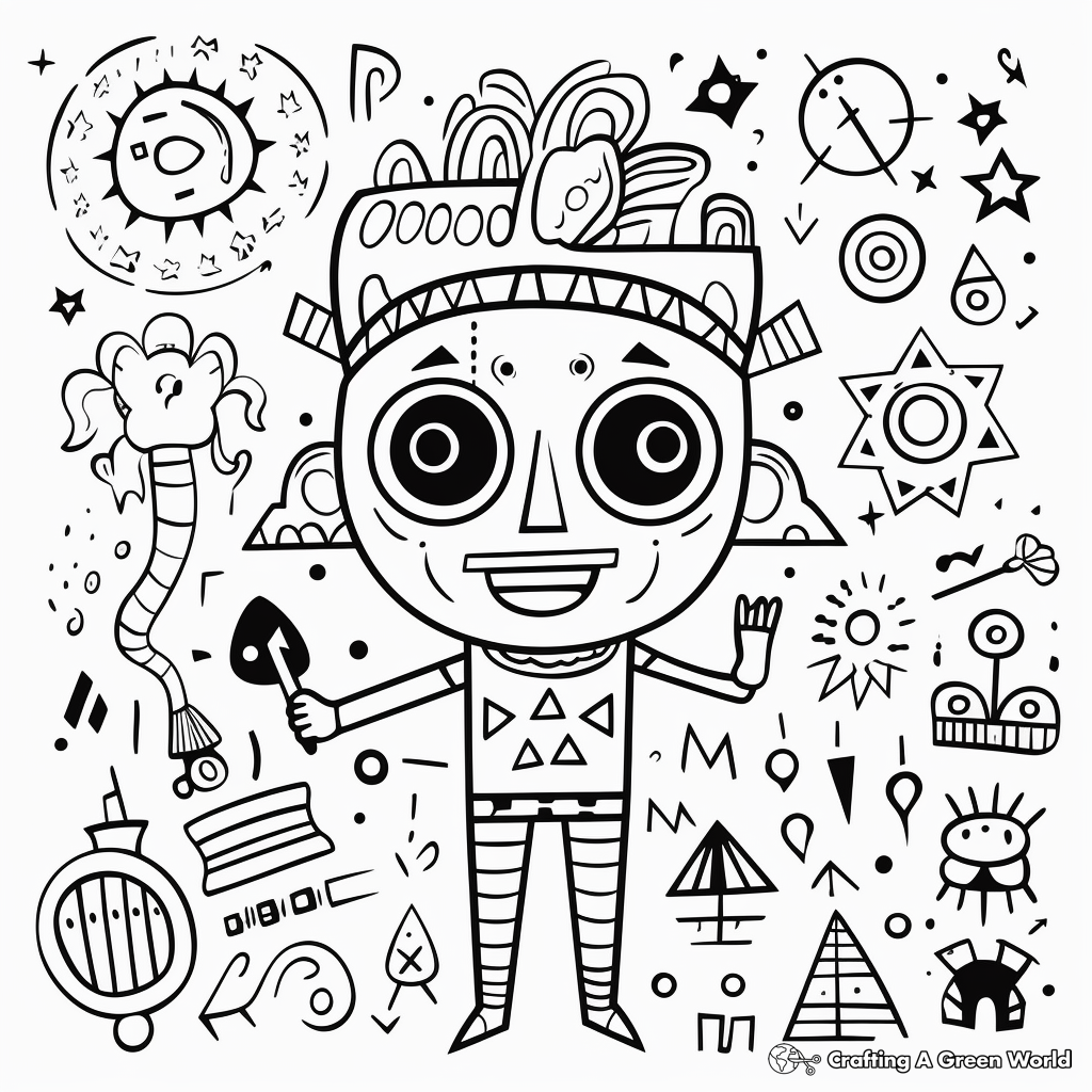 Creative DIY April Fools Day Craft Coloring Pages 2