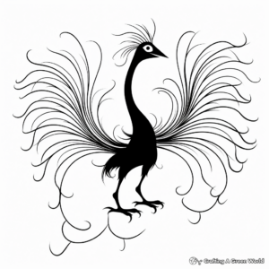 Creative Pyroraptor Silhouette Coloring Pages 3