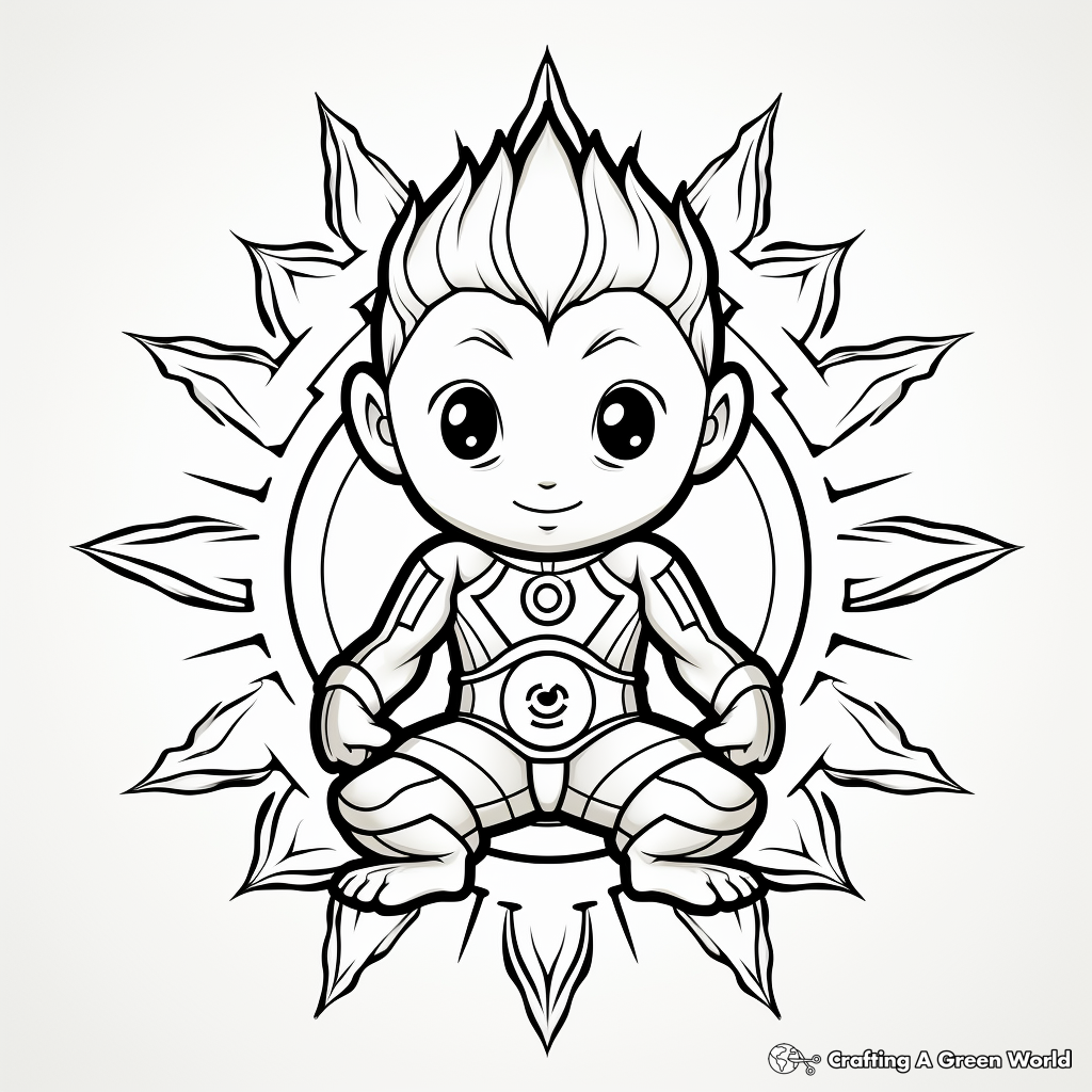 Creative Sacral Chakra Coloring Pages for Adults 2