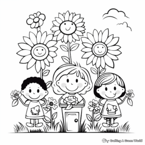 Creative Spring Festival Coloring Pages 3