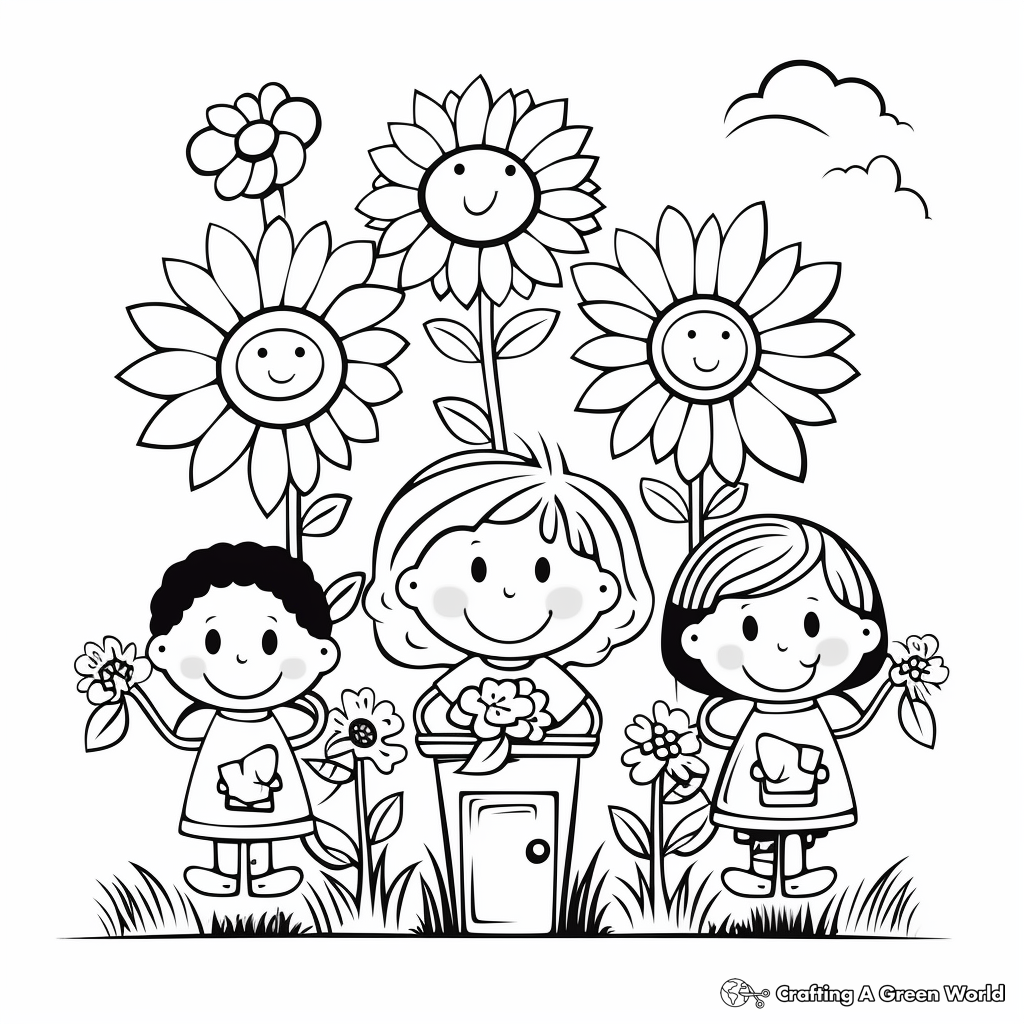 Creative Spring Festival Coloring Pages 3