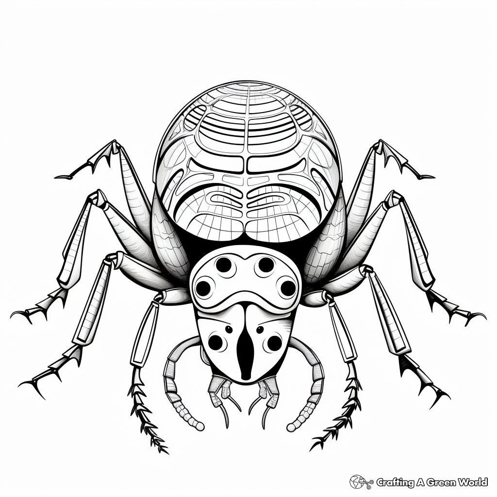 Creepy Crawly Insect Coloring Pages 4