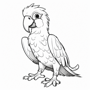 Cuban Macaw Coloring Pages for History Lovers 3