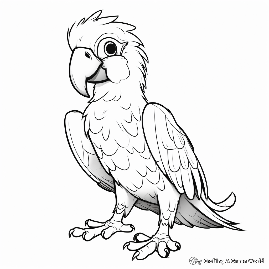 Cuban Macaw Coloring Pages for History Lovers 3