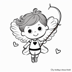 Cupids Arrow 'I love You' Coloring Pages 4