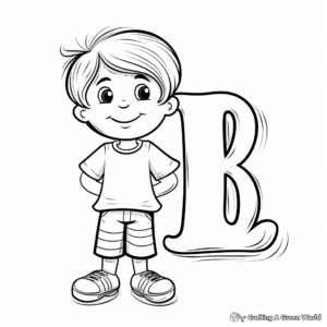 Cursive Alphabet Coloring Pages for Older Children 4