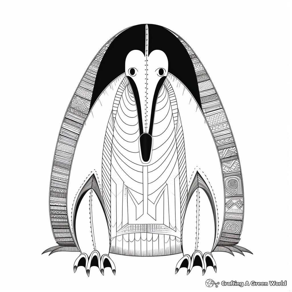 Cute 'A' is for Anteater Coloring Pages 1