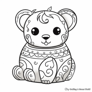 Cute Animal Shaped Pottery Coloring Pages 4