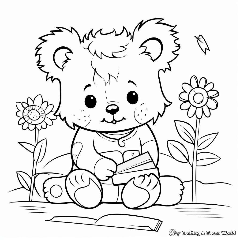 Cute Animals Wishing Speedy Recovery Coloring Pages 1