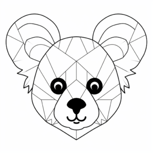 Cute Koala Face Coloring Pages For Children 4
