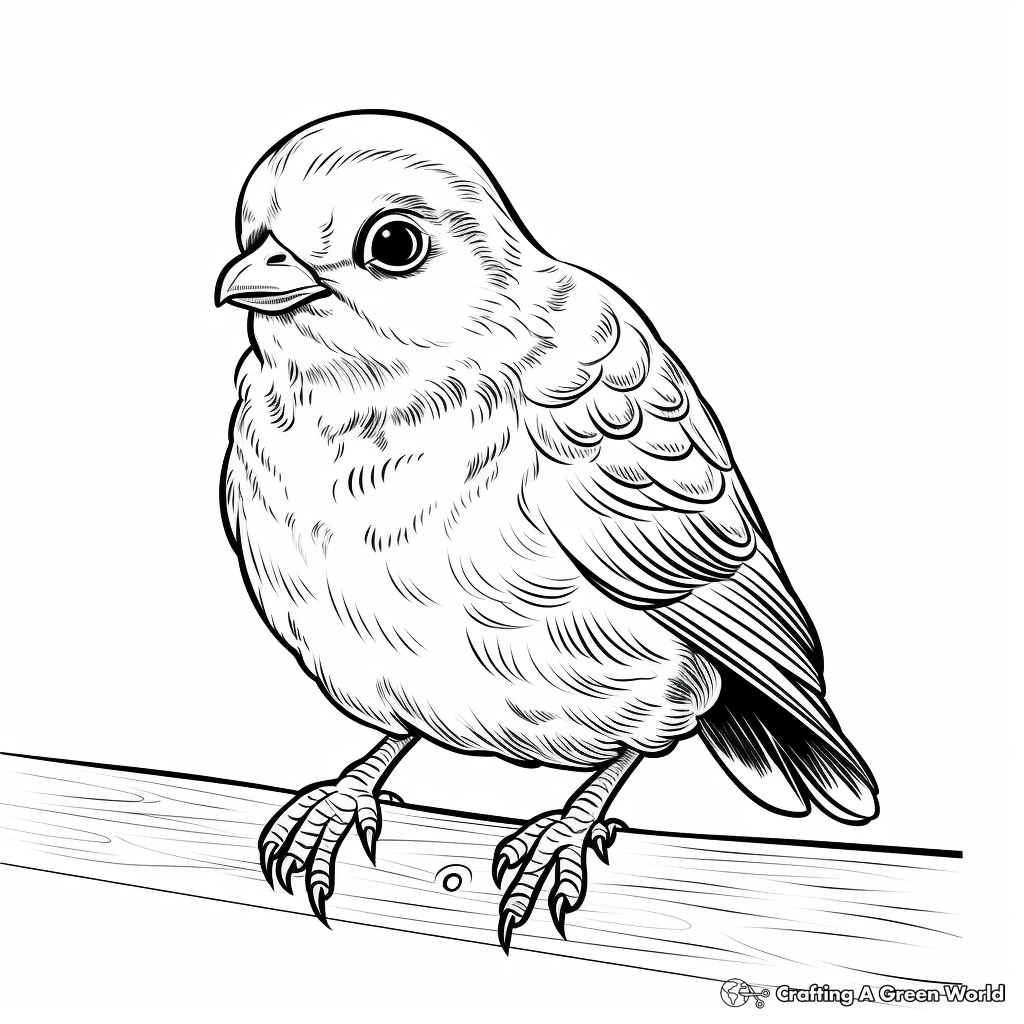 Cute Pigeons Coloring Pages for All Ages 1