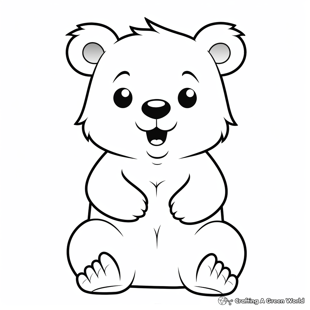 Cute Quokka Coloring Pages for Kids 1