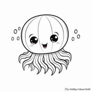 Cute Sea Animal Small Printable Coloring Pages 3