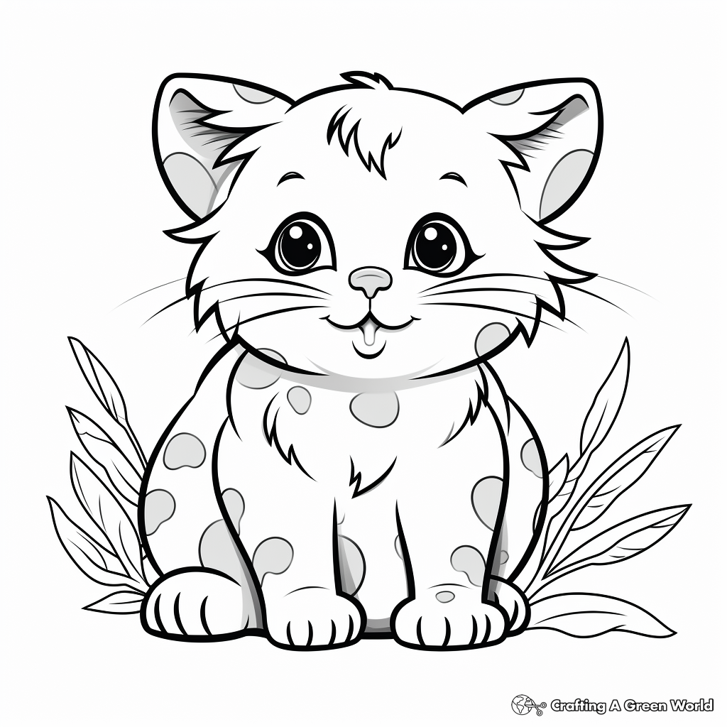 Cute, Simple Animal-Themed Coloring Pages for Adults 3