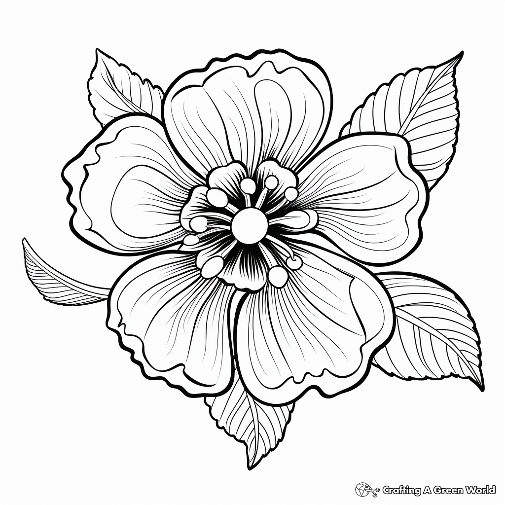 Dainty Pansy Flower Coloring Pages: Simple yet Intricate 2