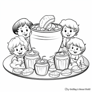 Dairy Products Coloring Pages for Kids 2