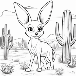 Dazzling Jerboa Coloring Pages 1