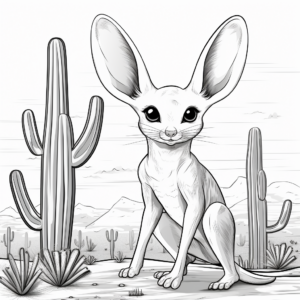 Dazzling Jerboa Coloring Pages 3