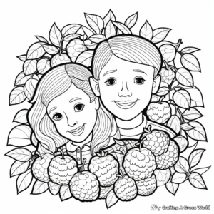 Dedicated 'Faithfulness' Fruit of the Spirit Coloring Pages 3