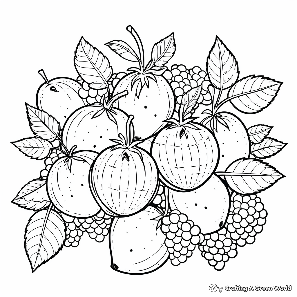 Dedicated 'Faithfulness' Fruit of the Spirit Coloring Pages 4