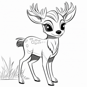 Deerling In The Wild Coloring Pages 2