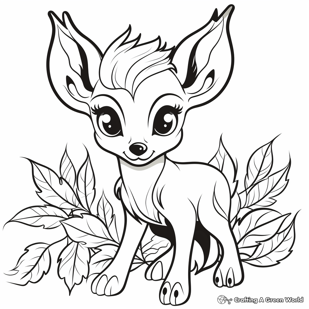 Deerling In The Wild Coloring Pages 3