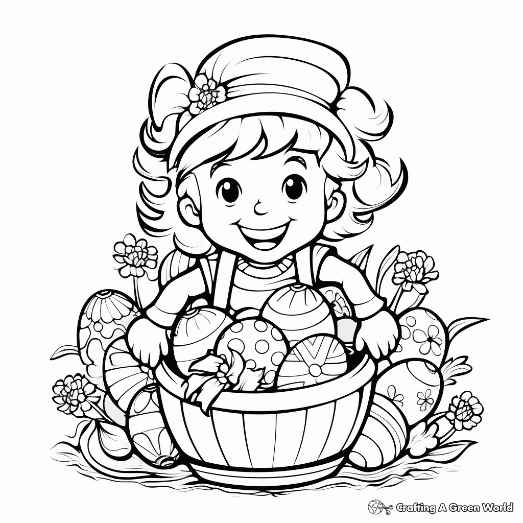 Delightful Easter Coloring Pages 1