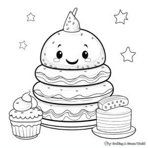 Delightful Macaron Coloring Pages 2