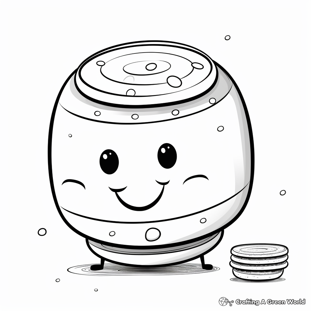 Delightful Macaron Coloring Pages 3