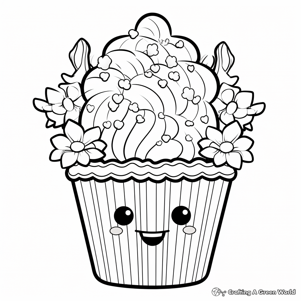 Delightful Popcorn Coloring Pages 2