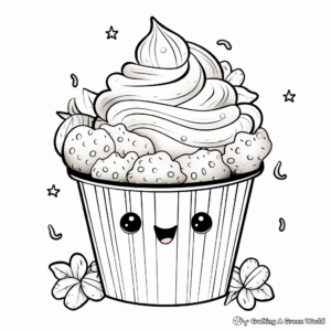 Delightful Popcorn Coloring Pages 4