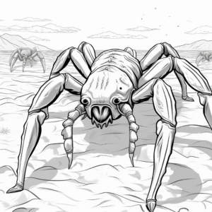 Desert Tarantula Coloring Pages for Thrills 4