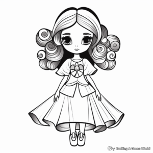 Designer Dress Coloring Pages: Couture Creations 2