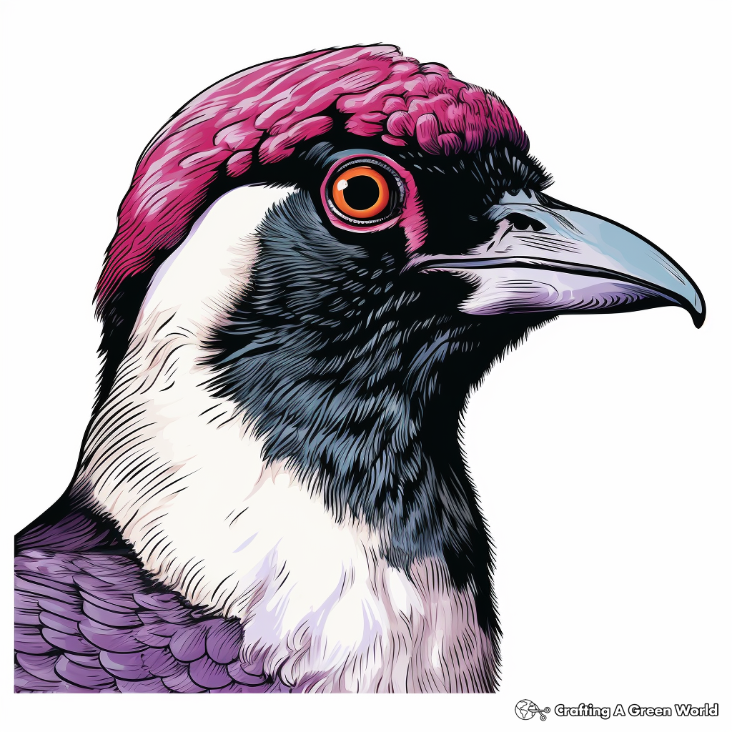 Detailed Acorn Woodpecker Coloring Pages for Artists 3