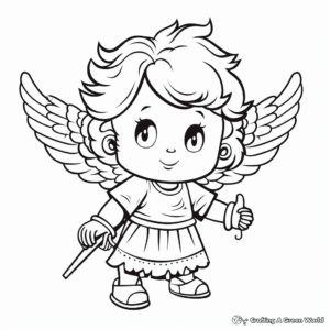 Detailed Angels and Demons Coloring Pages for Adults 1