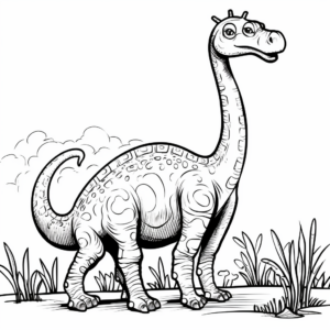 Detailed Apatosaurus Coloring Pages for Experts 2
