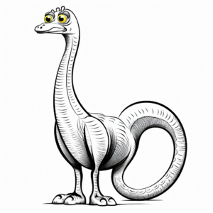 Detailed Apatosaurus Coloring Pages for Experts 4