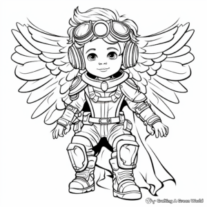 Detailed April Fools Costume Coloring Pages 1