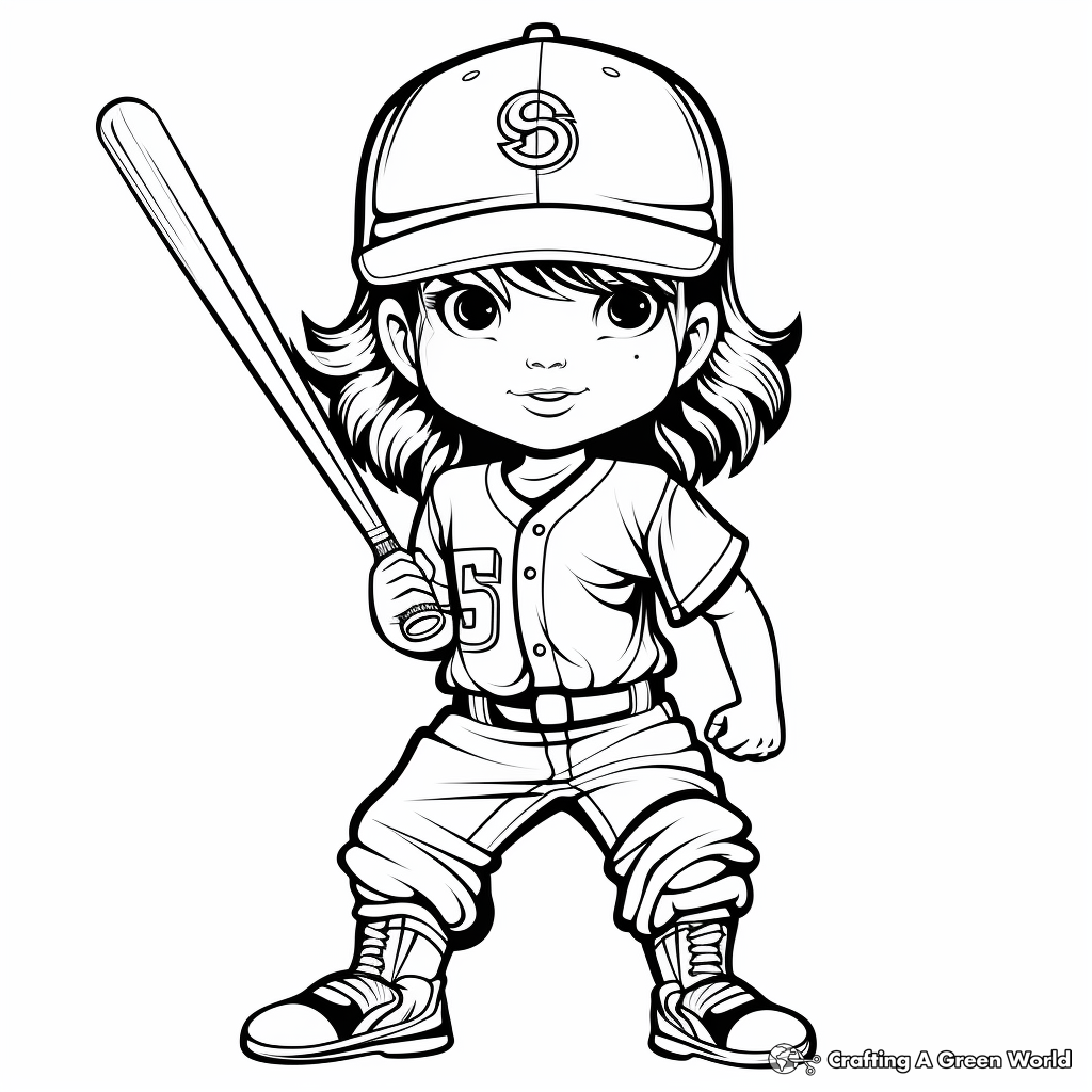 Detailed Baseball Team Logo Coloring Pages for Adults 4