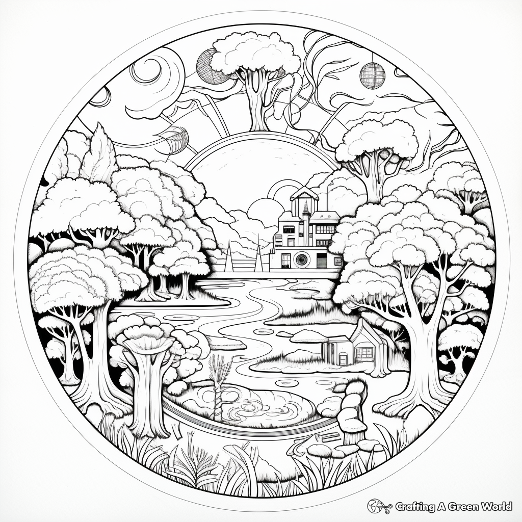 Detailed Conservation Coloring Pages 1