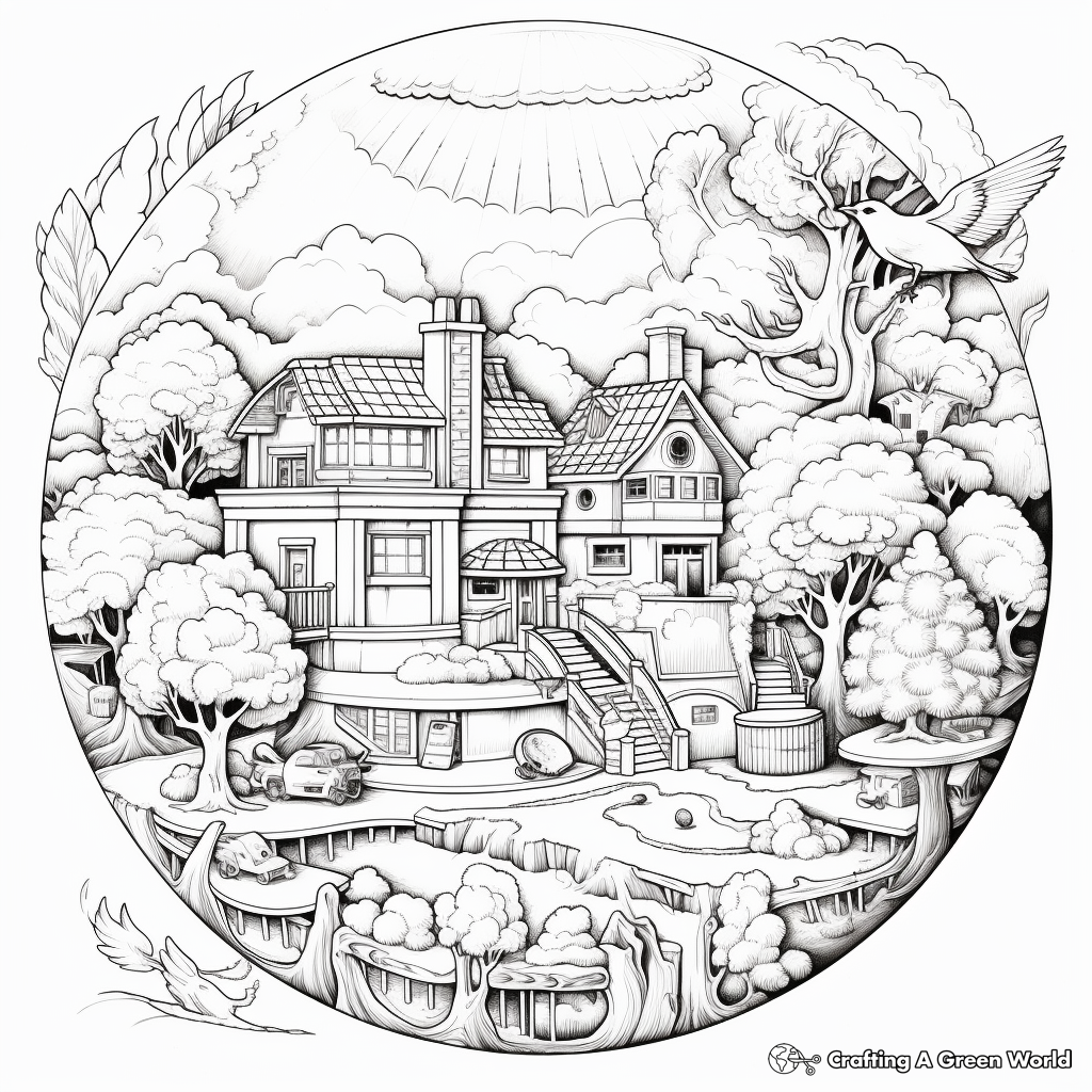Detailed Conservation Coloring Pages 2