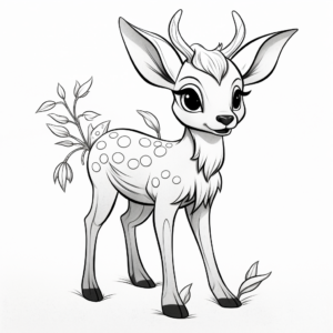 Detailed Deerling And Friends Coloring Pages 1