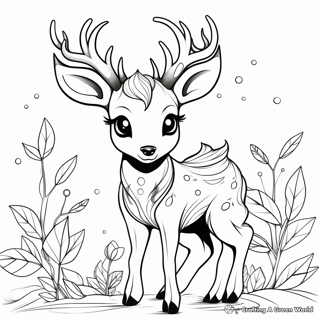 Detailed Deerling And Friends Coloring Pages 4