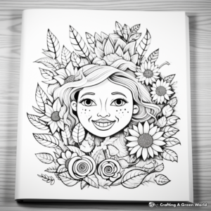 Detailed Four Seasons of the Year Coloring Pages 2