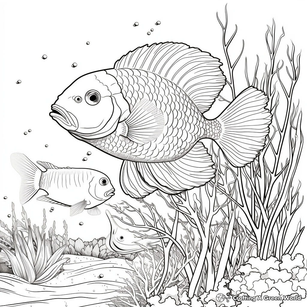 Detailed Marine Life Coloring Pages 4