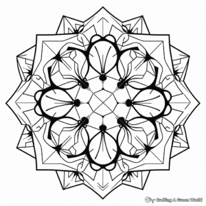 Detailed Octagonal Symmetry Coloring Pages 3