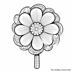 Detailed Popsicle Mandala Coloring Pages for Adults 1