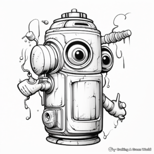 Detailed Spray Can Coloring Pages for Adults 2