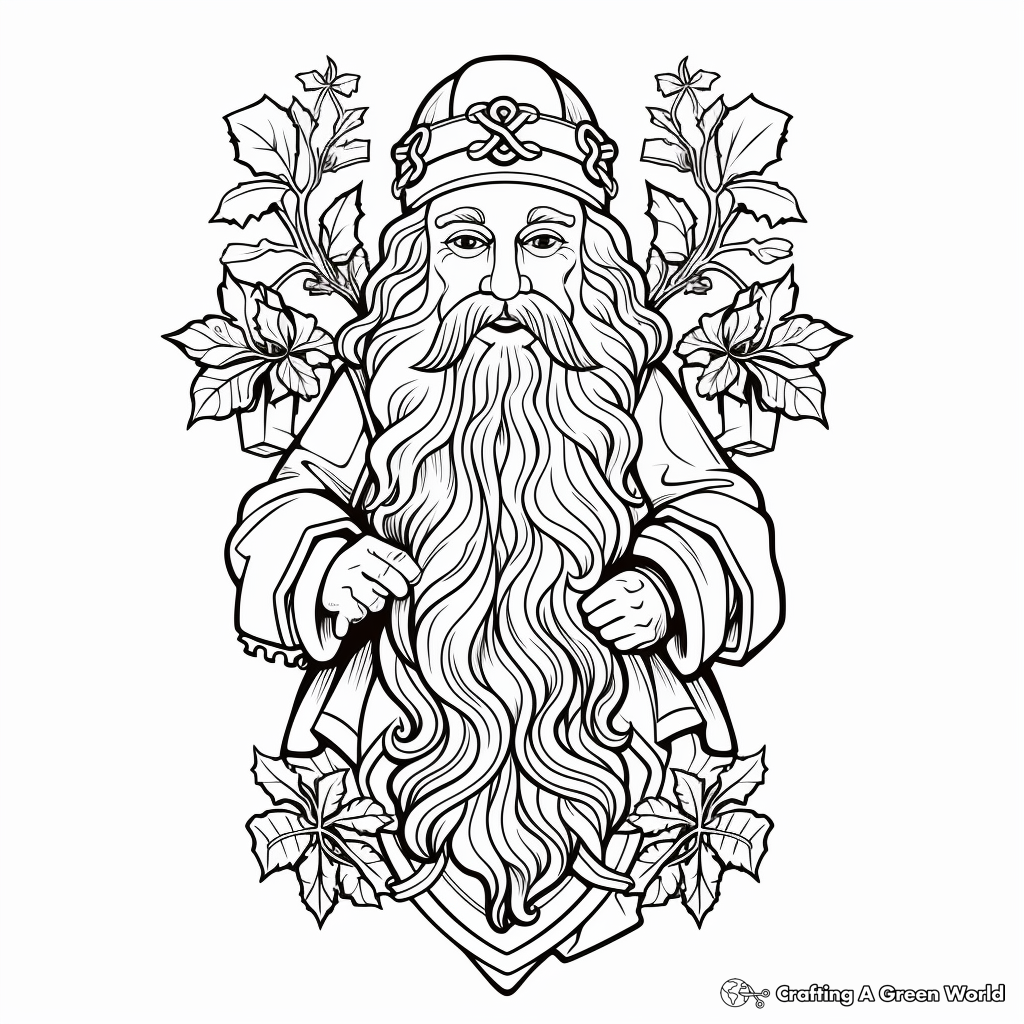 Detailed St Patrick's Day Shamrock Coloring Pages 4