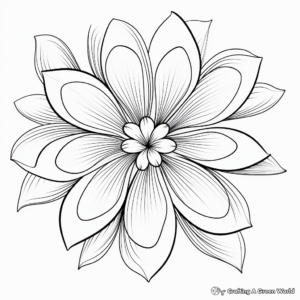 Digital Art: Abstract Daisy Coloring Pages 2